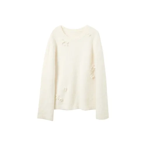 3COLOUR Экрю Женская Трикотажная