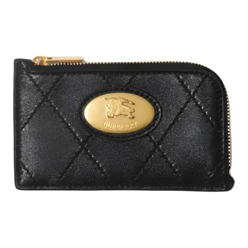 Burberry Футляр Для Карт Strand На Молнии Застежка-молния 4 Отделения Для Карт Вручную Прокрашенные Края