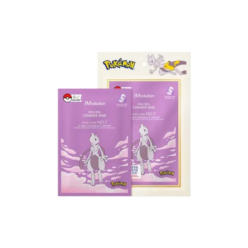 JM SOLUTION x Pokemon Серома Маски для лица Увлажняющие и Гидратирующие для Разных Типов Кожи