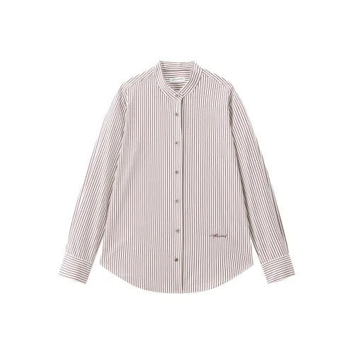 PEACEBIRD Изюм Фиолетовый Женские Рубашки