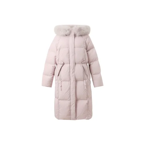 3COLOUR Дымчатый Розовый Женский Пуховик