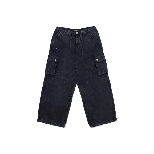 SMFK Дикий Черный Унисекс Карго Брюки