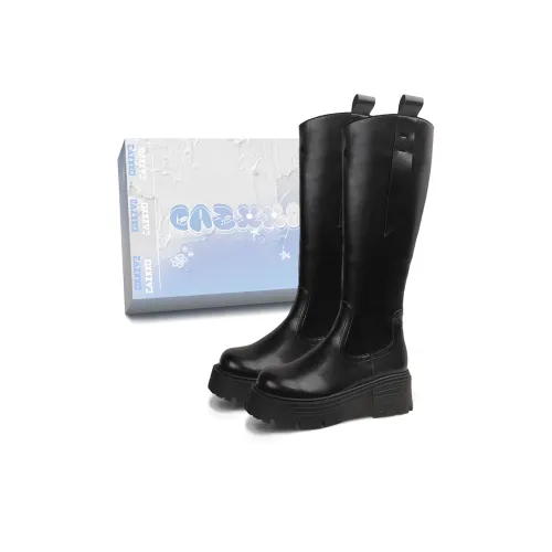 CAZXXO Колено Высокие сапоги Черные Женские