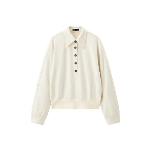 PEACEBIRD Бумага Трава Женские Свитшоты