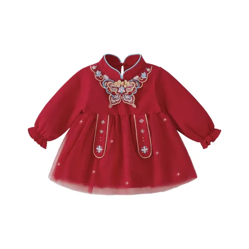 JELLYBABY Красные Детские Платья