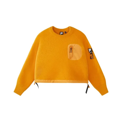 FILA FUSION X Nemen Топ Женские Данцзай Оранжевый