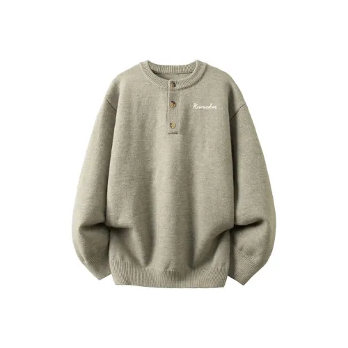 KEIRANDUN Повседневный Свитер из Трикотажной Ткани Унисекс