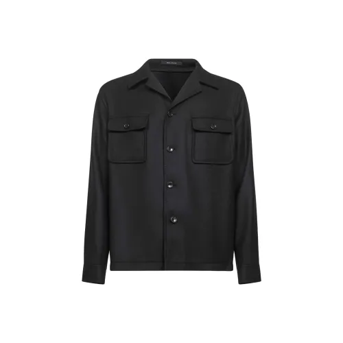 Tagliatore Мужские Черные Рубашки