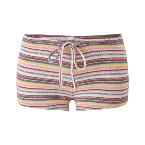 Tiger Mist Multiple Stripes Женские Повседневные Шорты