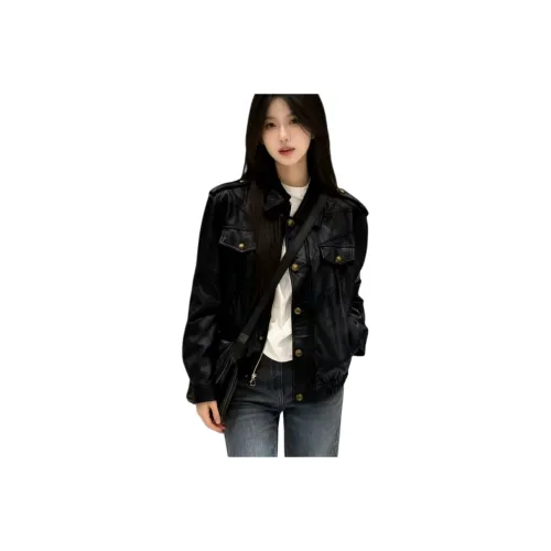 Lan Miao Женские кожаные куртки