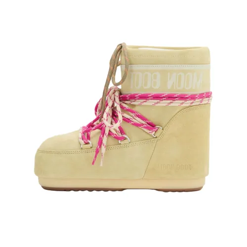 MOON BOOT Icon Low Короткий Сноубутсы Унисекс Желтый