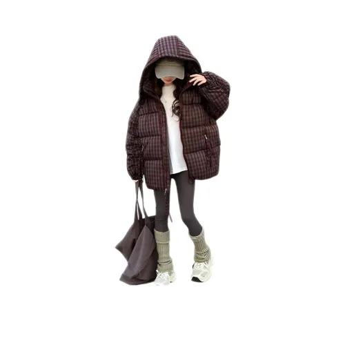 LONGZHIWU Хлопковый пуховик для подростков