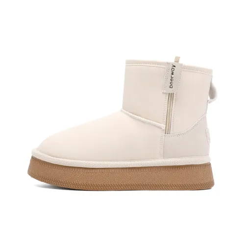 DEERWAY Короткий сноубутс женский бежевый