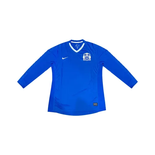 nike Синий Мужской Футбольный Джерси