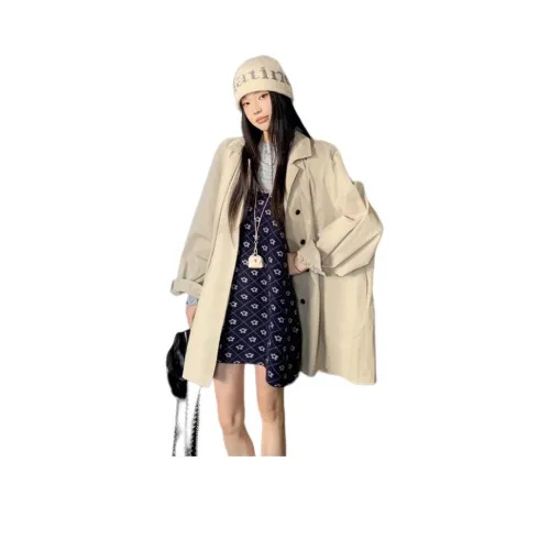 MDEHT Хаки Женское Пальто