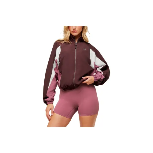 GYMSHARK Темный каштановый RESET Розовый Oats Белый Женские куртки