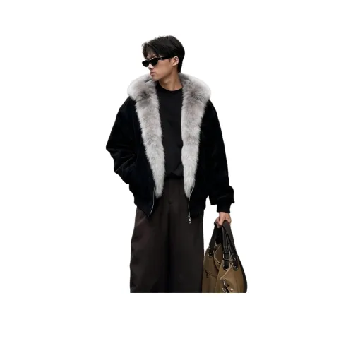 PODGORNOI Черный С подарками Съемный Металл Логотип Мужской Пуховик