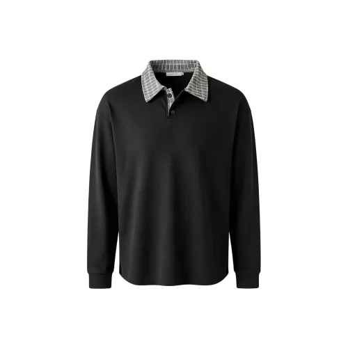 GANGZAI Длинный рукав Т-рубашка Унисекс