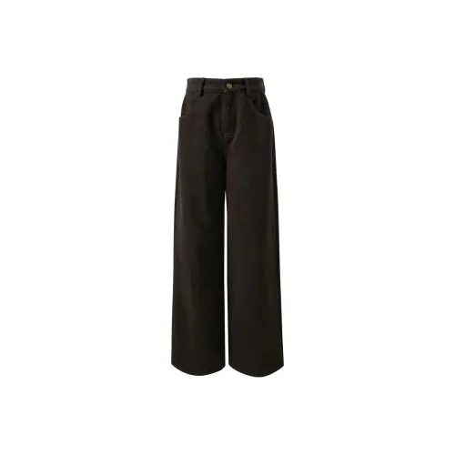 3COLOUR Фундуковый Коричневый Женские Джинсы