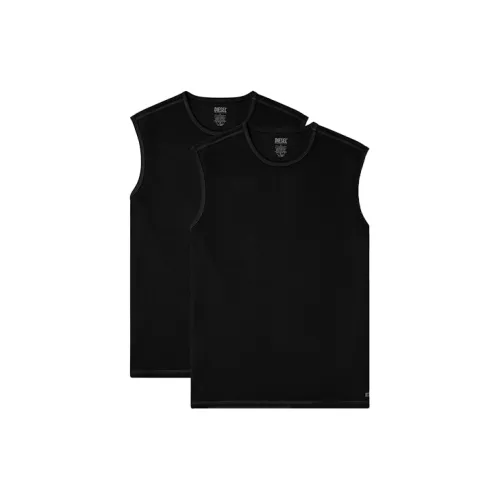 DIESEL Черные Унисекс Майки