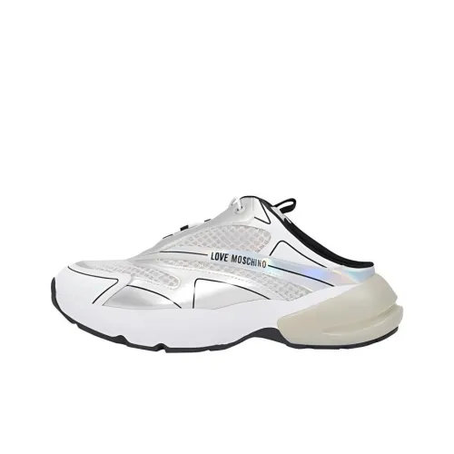 LOVE MOSCHINO Домашние тапочки Женские Белые