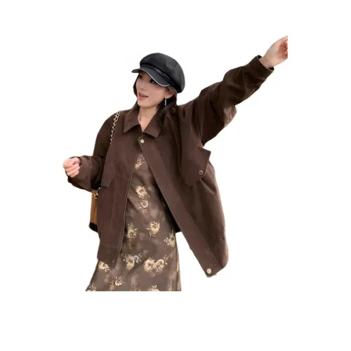 MDEHT Кофе Женские Куртки