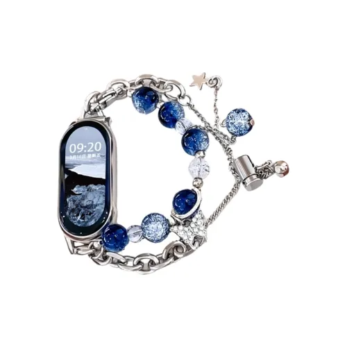 HAIAISO Ремень Xiaomi Красный Бежевый Совместимость Металл Бусины Стекло Бусины Материал 13 15 см