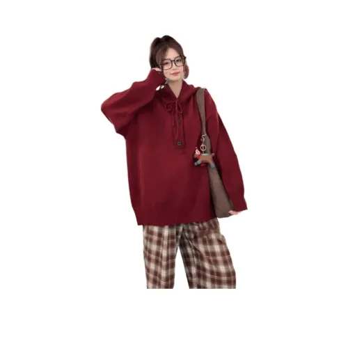 YEARNED Красный Женский Трикотаж