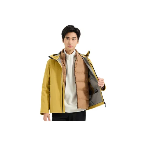 LESS IS MORE Парафин Желтый Мужской Пуховик