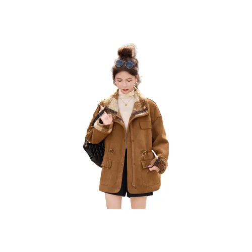 MEXICAN Бархат Feel Пальто Женское