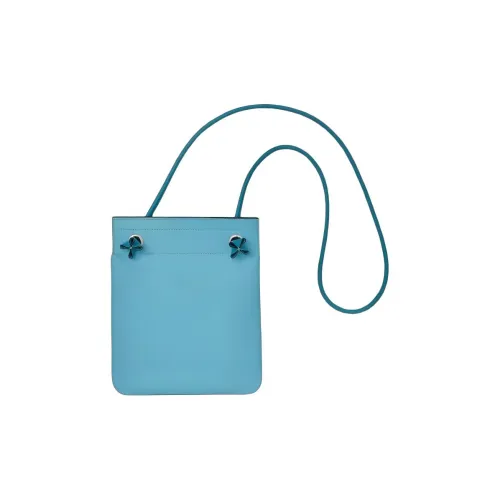 HERMES Aline Milo (фиолетовый) овчина с Swift кожа через плечо мини женская синий