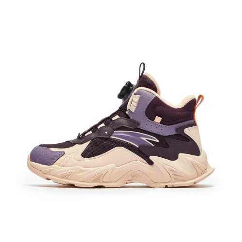 Antakids Детская хлопковая обувь Midnight Plum Ding Серый Фиолетовый 3 Школьный возраст