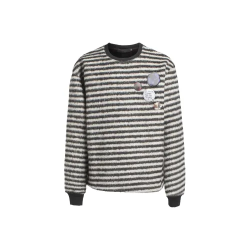 Gangurru Черный Белый Полосы Унисекс Трикотаж