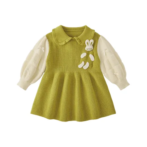 JELLYBABY Имбирно-желтый Детские Платья