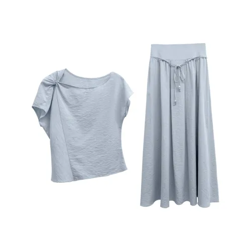 MIMIZI Синий Женские Комплекты с Юбкой