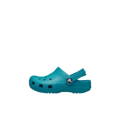Crocs Classic Clog Поддержка Дышащий Низкий Верх Обувь для малышей Синий Младенец и Малыш
