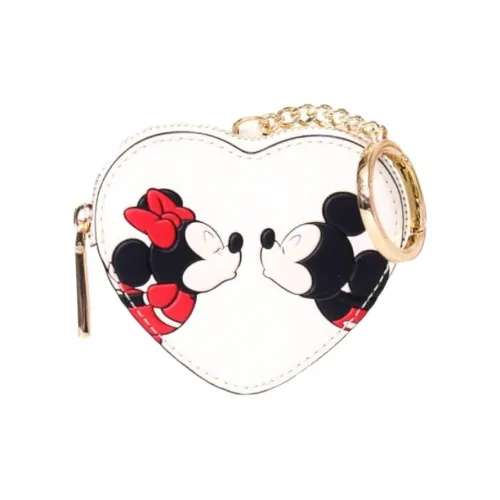 Kate Spade Disney Коллаборация ПВХ с кожаными вставками Монетница Мини Женская Белый