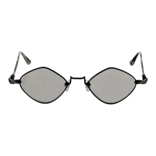 Chrome Hearts Нерегулярная форма Солнцезащитные очки Унисекс Черный Белый