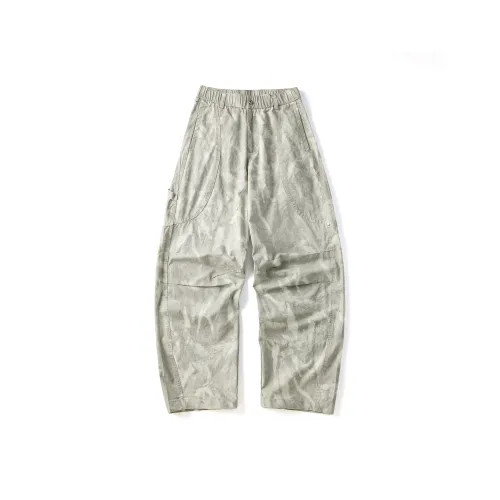 98SQUID Gray Apricot Unisex Cargo Pants 98SQUID Серый Абрикос Унисекс Карго Брюки