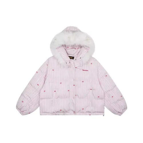 DTLUI С капюшоном хлопковый пуховик женский