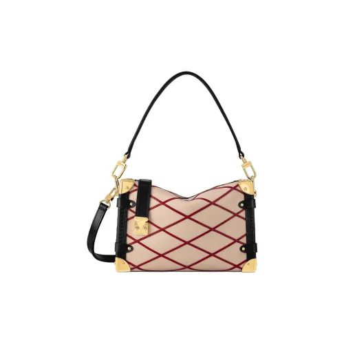 LOUIS VUITTON Основная часть кожа мягкая коробка через плечо сумка женская светлый умбра