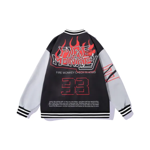 FireMonkey Бейсбольная куртка Унисекс Черный