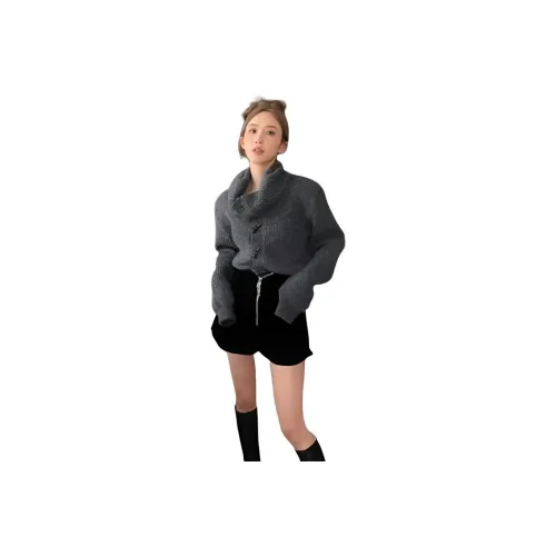 LANGQING Серый Бесплатная доставка On Бренд Наклеенный Женский Трикотаж