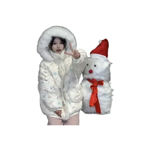 PAZZO Белый Женские пуховики