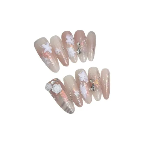 LIANJING [Гора Бабочка] Ручная работа Фальшивая Гвоздика Мягкий Цветочный Носимый Арт Гвоздики 30MM Овал