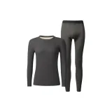 Тёмный Фотиния Серый [Шерсть и Шелк Утолщённый с Флисовой Подкладкой]