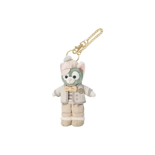 Disney x DISNEYLAND Duffy and Friends' Little Buddy Collection Кольцо для ключей Плюшевый Подвеска 14 см Длина корпуса Шанхайский Дисней