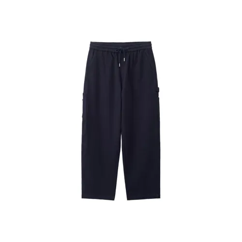 Giordano 06 Темно-синий Синий Мужские Повседневные Штаны