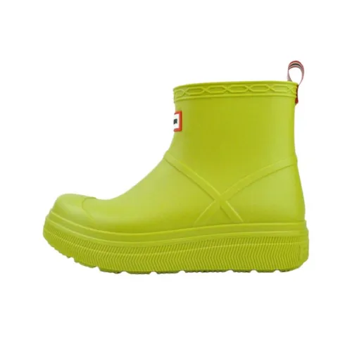 HUNTER Play FESTI Груша Водонепроницаемые Резиновые сапоги Женские Зеленые