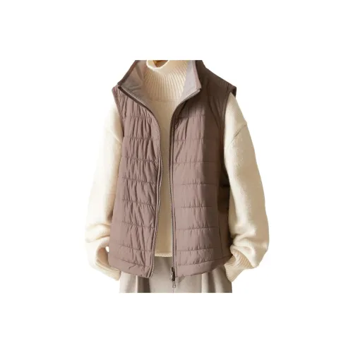 IHIMI Pink Brown Women's Vest IHIMI Розовый Коричневый Женский Жилет